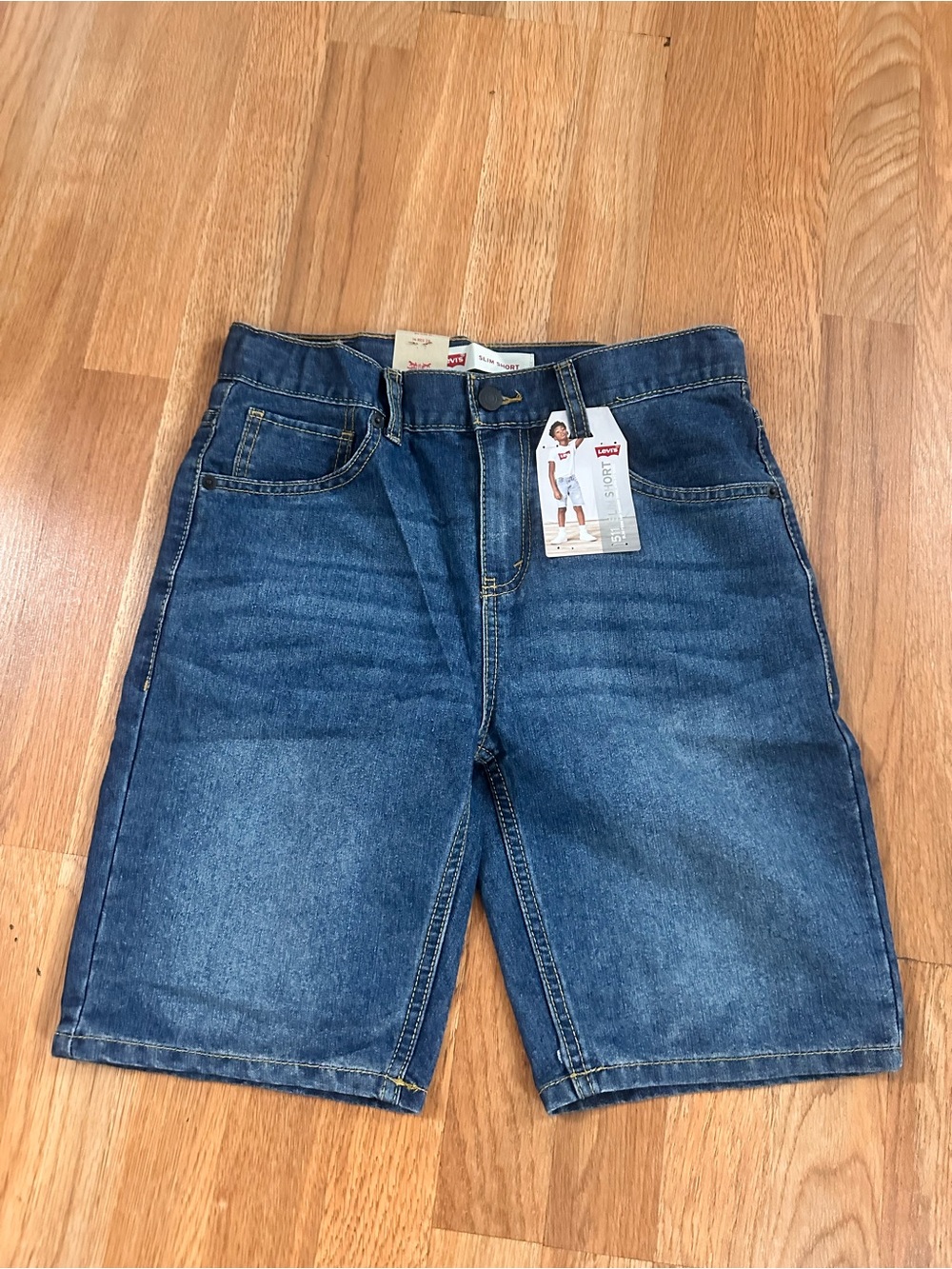 Levi's boy Dark Blue Denim Jean Shorts